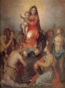 Andrea del Sarto The Virgin and Child with Saints Spain oil painting artist